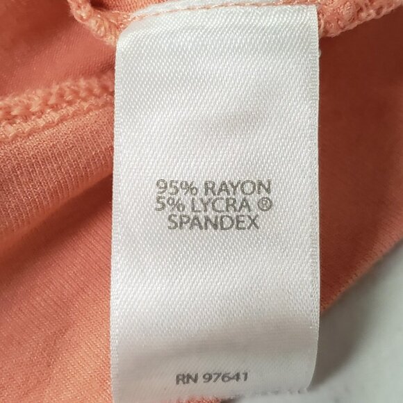 J Jill Womens 3/4 Sleeve Top Size 2X Pink Stretch Mature Normcore Capsule Travel - Picture 4 of 9